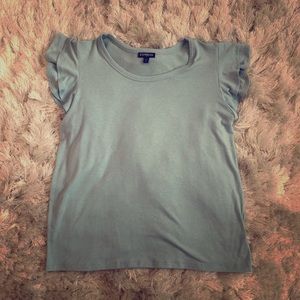Ruffle sleeve top